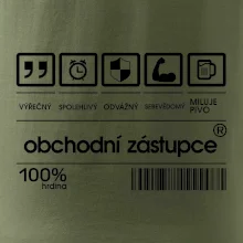 Čárový kód obchodní zástupce