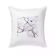 Praha - 14100 mapa s vodními toky