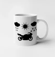 Motorkář za každého počasí - silnice