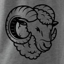 Bílá Hlava berana obrys