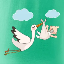 Čáp čekáme miminko - neutrální