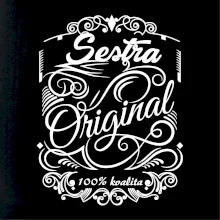 Vintage nejlepší sestra 100% kvalita