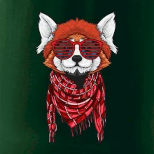 Červená panda hipster