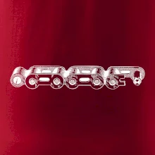 Cyklistický řetěz nákres