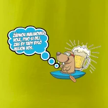 Žádnou malinovku, ale pivo