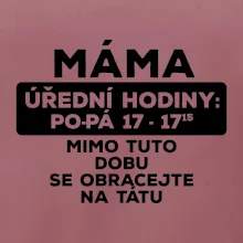 Máma - úřední hodiny