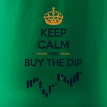 Keep Calm and Buy the Dip - koruna  a graf Keep Calm and Buy the Dip - koruna  a graf