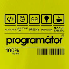 Čárový kód - programátor