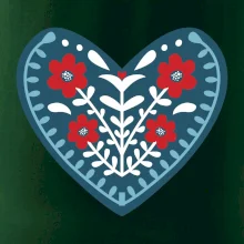 Folklor - srdce modré plné