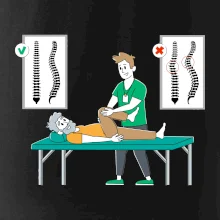 Fyziologické zakřivení páteře