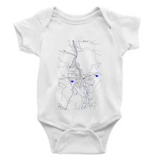 Vrchlabí - Mapa s vodními toky