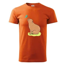 Kapybara a motýlek