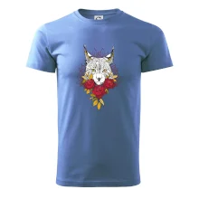 Rys s červenými růžemi  (Pecka design)