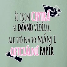 Že jsem chytrá se dávno vědělo