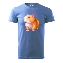 Morče - kreslené, bílo oranžové