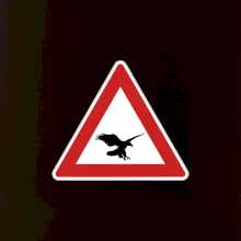 Dopravní značka - Pozor orel