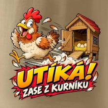 Útěk slepice z kurníku