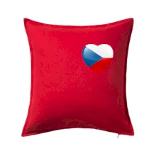 Česká vlajka srdce - pravé prso