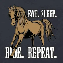 Eat Sleep Ride Repeat Western