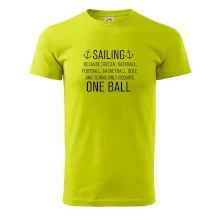Sailing beacause one ball