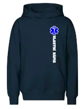 Hvězda života - vlastní nápis vpředu a vzadu