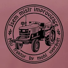 Mistr improvizace starý traktor