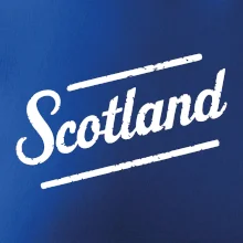 Scotland Vintage nápis Scotland Vintage nápis