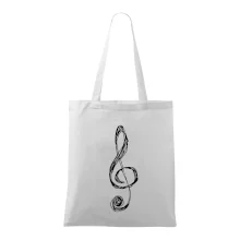 Houslový klíč kreslený