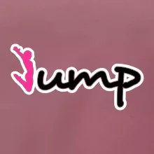 Jump - nápis a panáček