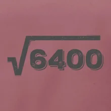 Narozeniny odmocnina 80