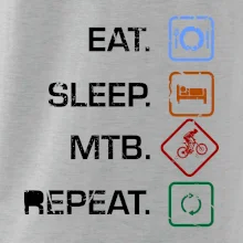 Eat sleep MTB repeat