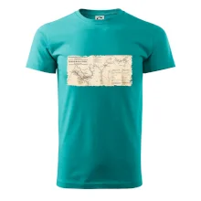 Mapa Báňské dráhy z Moravské Ostravy do Doubravy