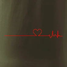 Poker EKG srdce červené Poker EKG srdce červené