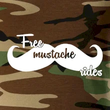Free Mustache rides Free Mustache rides