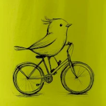 Ptáček na kole