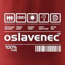 Čárový kód - Oslavenec