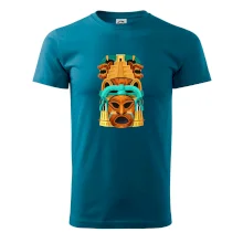 Mayové maska s pyramidou Mayové maska s pyramidou