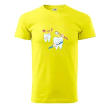 Zubařské tričko - kartáček a jídlo