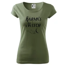 Karma's a Witch - nápis