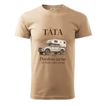 Táta dovolená začíná až bude auto rovně obytný pick-up