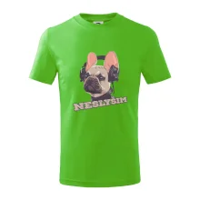 Francouzský buldoček neslyším