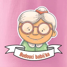 Budoucí babička kreslená