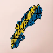 Mapy - názvy měst - Švédsko