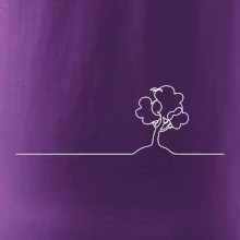 Strom s ptáčkem linka