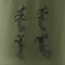 Zkroucený stožár vysokého vedení