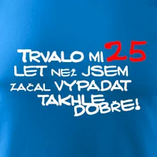 Trvalo mi 25 let než jsem začal vypadat takhle dobře