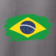 Brazílie vlajka štětkou