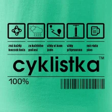 Čárový kód - Cyklistka