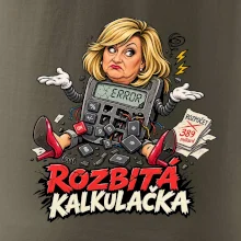 Alenka - rozbitá kalkulačka