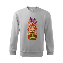 Mayové maska s peřím